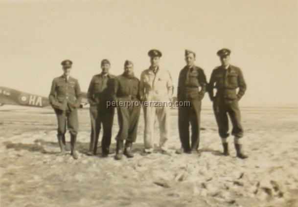Peter Provenzano Photo Album Image_copy_140.jpg - Peter Provenzano with fellow pilots, Canada - 1942.